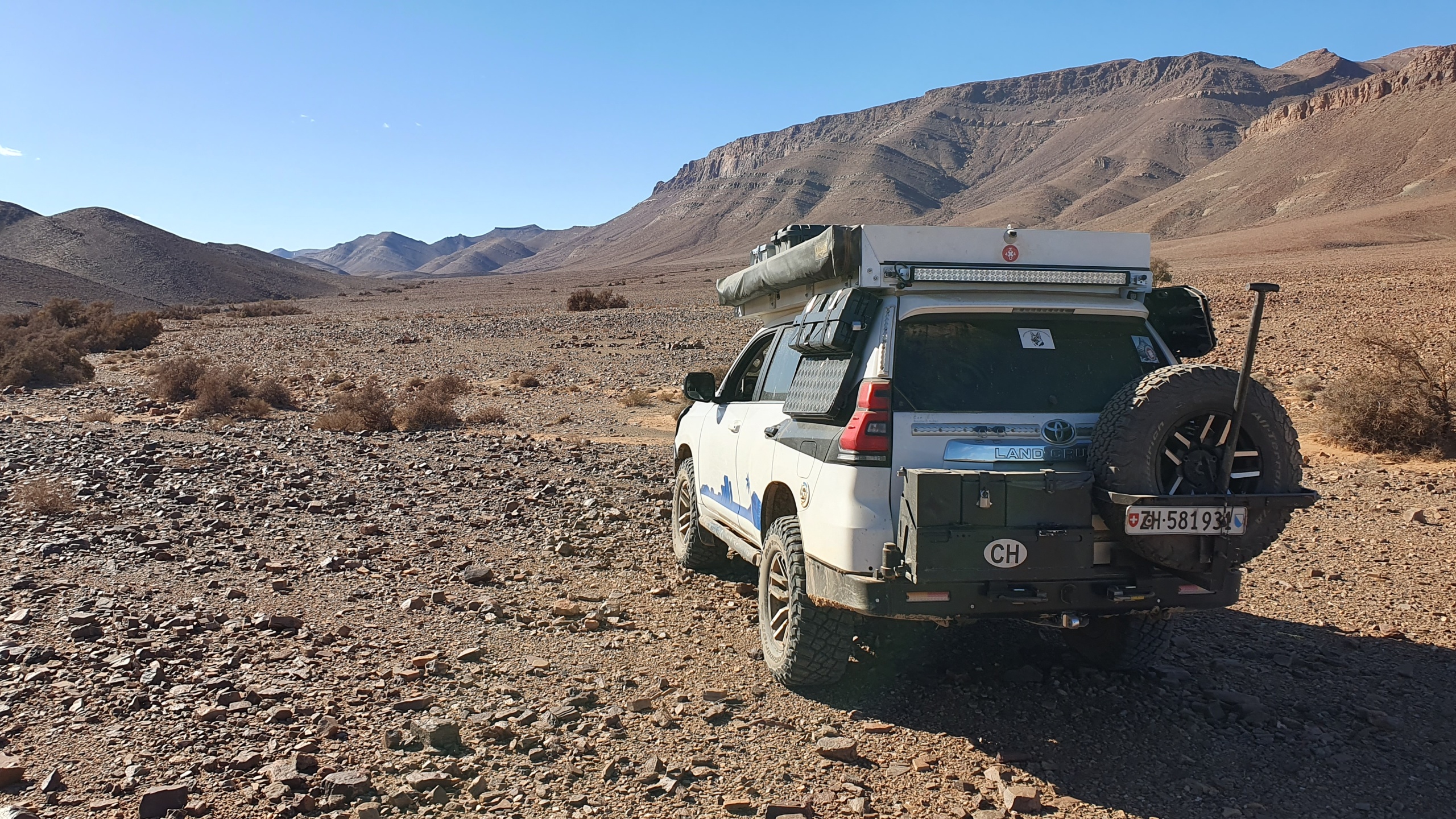 2km Schotter ohne Piste 😒